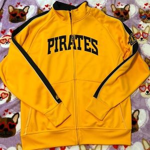 Pittsburgh Pirates zip up jacket men’s large majestic brand like new